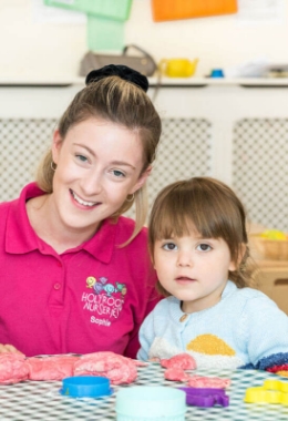 Holyrood Nursery Prestwich Child and Staff