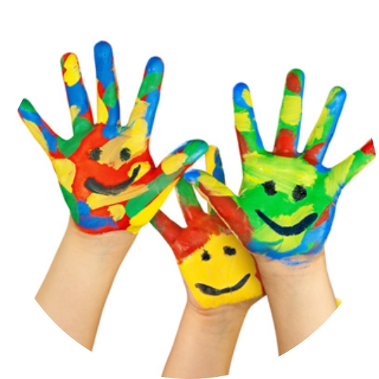 TotsnTykes Nursery Painted Hands